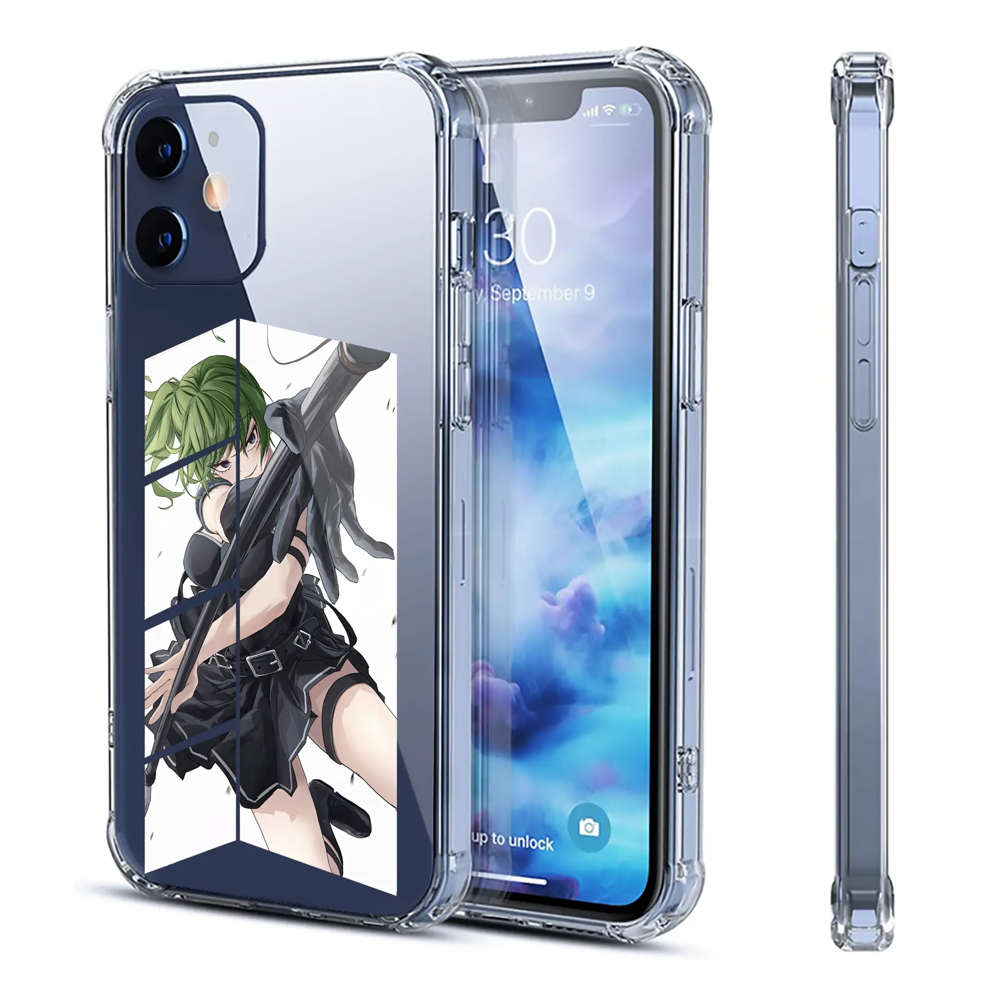 葬送のフリーレン（Frieren） グッズ,ユーベル（Übel） - IPhone 12シリーズ対応 ・ 透明スマホケース ・ クリアソフトケース ・ TPU素材 ・ 耐衝撃 ・ 高密着 ・ 防汚 防指紋 ・ 簡単着脱